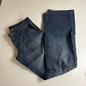 Men’s Polo Ralph Lauren Classic Dark Blue Denim Jeans Bootcut Casual